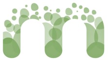 m logo grønn