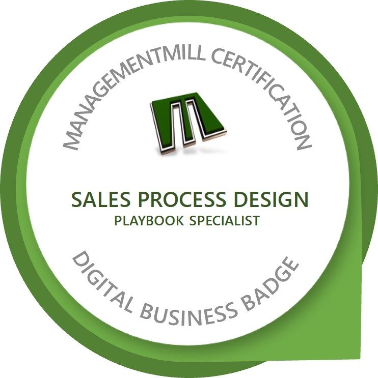 sales process d badge